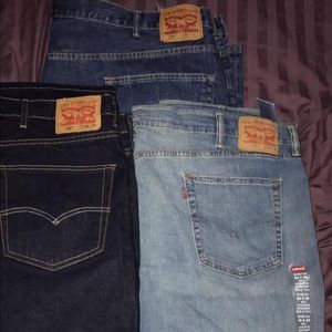 Levi men’s jeans 50x30 Nwot bundle of all 3 pairs